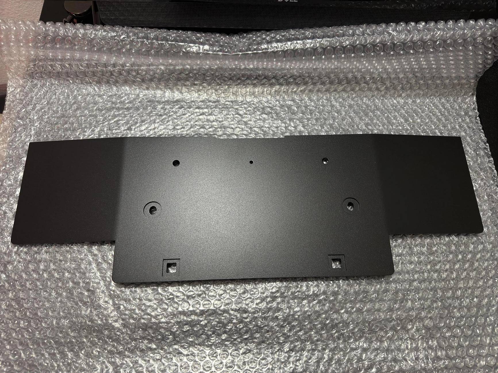 Porsche Taycan Another option to delete the US "monkey butt" rear plate bracket bracketscl