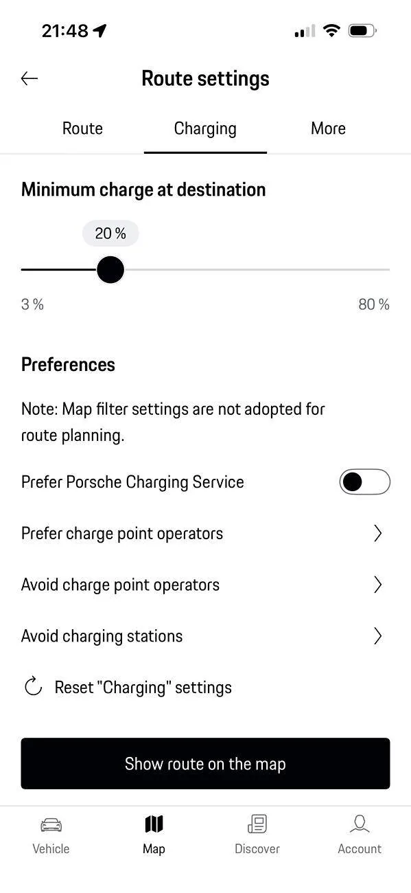 Porsche Taycan Preferred charge point operators IMG_5395