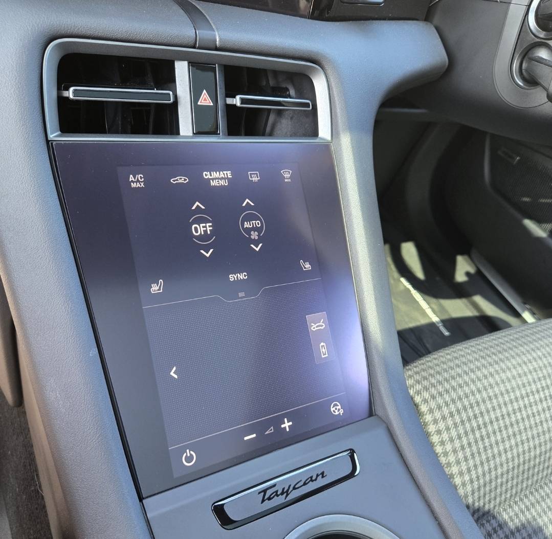 Brotect Pellicola Protettiva Per Schermo Porsche Taycan 2021 PCM 6.0, Trasparente Anti-impronta, Made In Germany