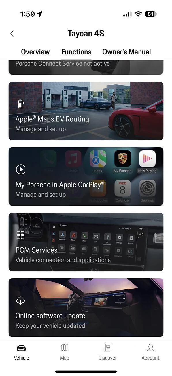 Porsche Taycan I just got the ARB7 OTA update! IMG_5315