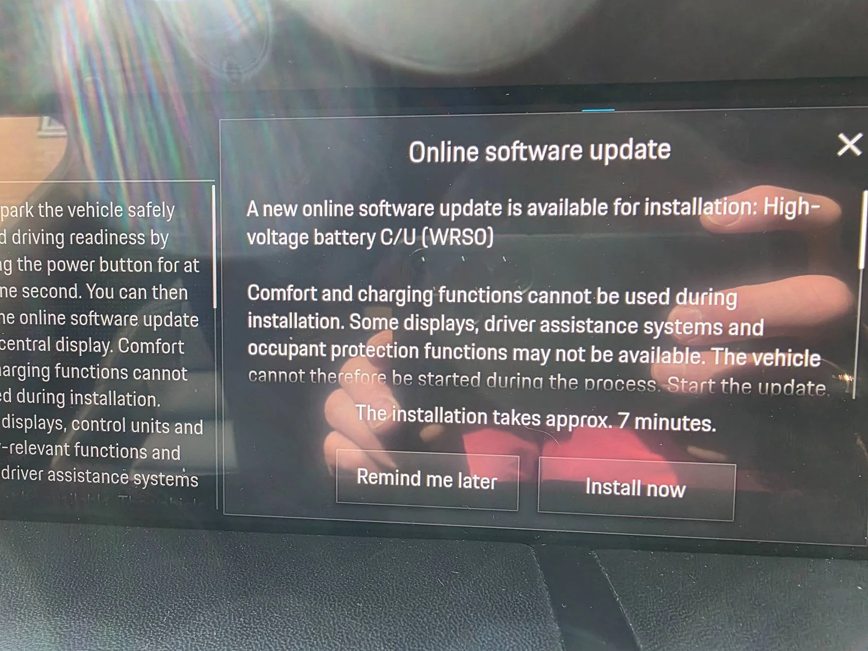 Porsche Taycan WRS0 software available 20250710_100357