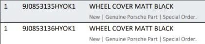 Porsche Taycan CT 4 Painted Wheel Arches and Part Numbers of Cross Turismo Turbo S 1752316485192-tm