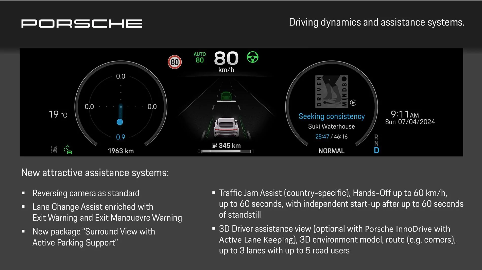 Porsche Taycan 3d driving assistance view on instrument cluster 1753755149013-fo
