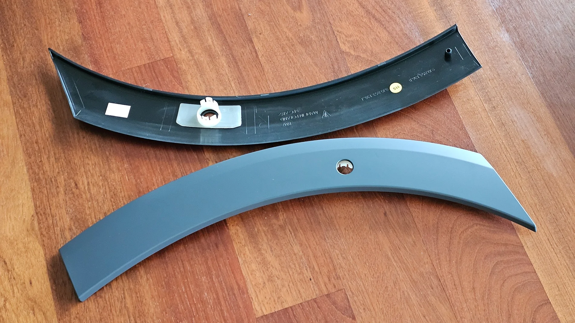 Porsche Taycan CT 4 Painted Wheel Arches and Part Numbers of Cross Turismo Turbo S 20250728_172517