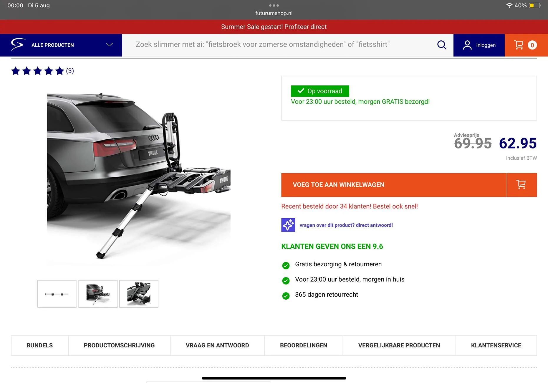 Porsche Taycan Taycan Cross Turismo Bicycle Rack Install - DIY Video IMG_2214