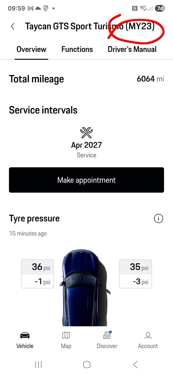 Porsche Taycan When will the 2026's be available? Screenshot_20250805_095938~2