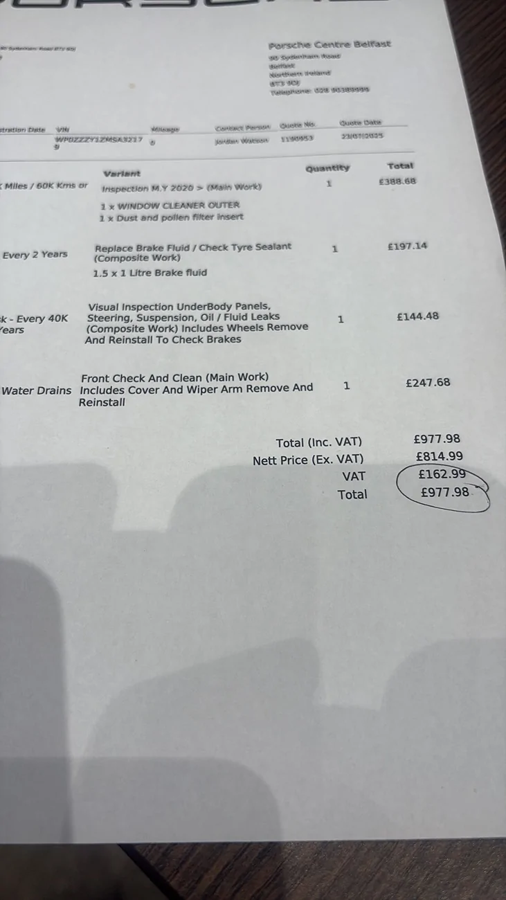 Porsche Taycan 4-Year Taycan Service - Required or Dealer Cash Grab? 48F1D3DB-CF44-4348-B88F-0D33D000F106