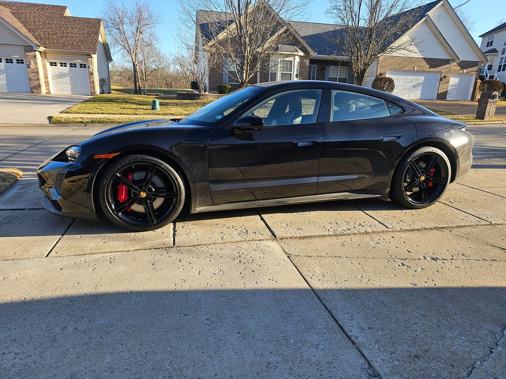 Porsche Taycan Taycan Mission E 21" Wheels in Black - Full Set 20250228_163135