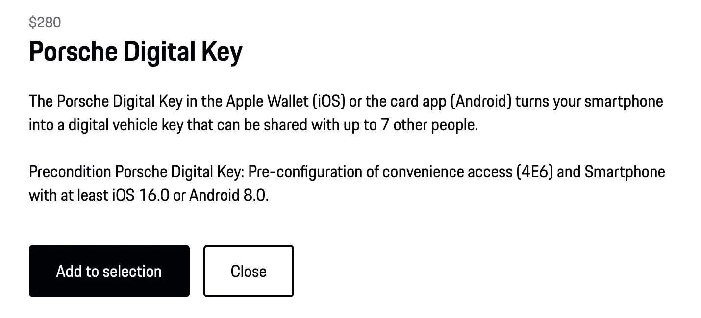 Porsche Taycan Apple Wallet Keys - Porsche coming soon !?! Screenshot 2025-08-06 at 5.45.12 AM