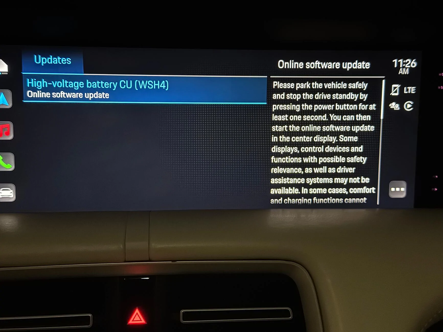 Porsche Taycan TSB: WSH4 - Updated software available for the HV battery control unit (BMCe) - July 8, 2025 1754515985010-9h