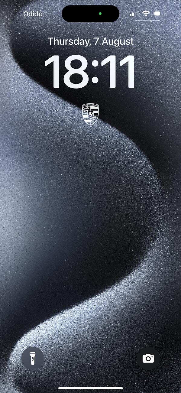 Porsche Taycan IOS MyPorsche widget - Home screen IMG_0483