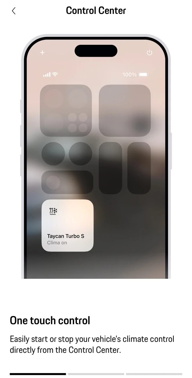 Porsche Taycan IOS MyPorsche widget - Home screen IMG_1917