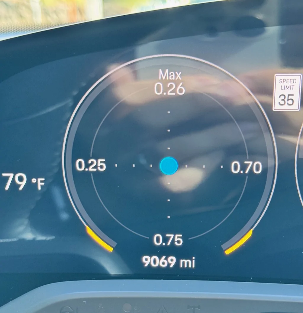 Porsche Taycan Part 3: The Quest for the Perfect Tune regen-g-meter