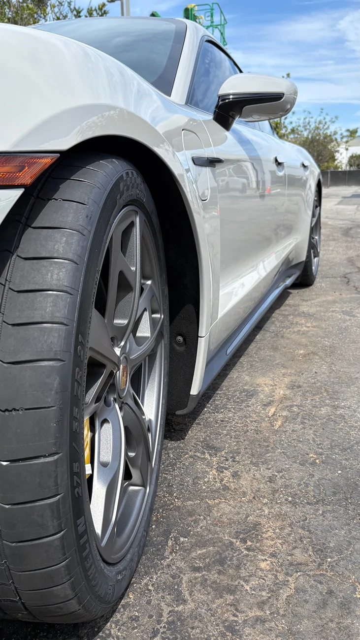 Porsche Taycan Put Panamera Spec Michelin Pilot Sport S 5 on Taycan IMG_1070