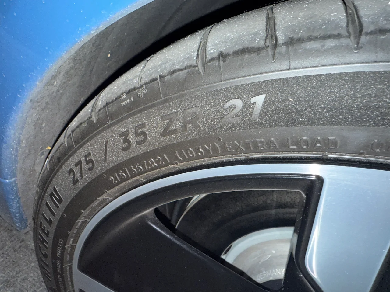 Porsche Taycan Put Panamera Spec Michelin Pilot Sport S 5 on Taycan IMG_3674