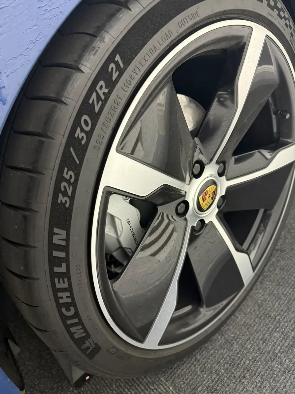 Porsche Taycan Put Panamera Spec Michelin Pilot Sport S 5 on Taycan IMG_3673