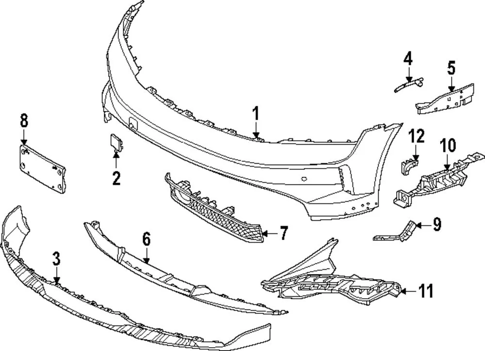 Porsche Taycan Replacing Front Lower Spoiler Cross Turismo Offroad Design Package Diagram