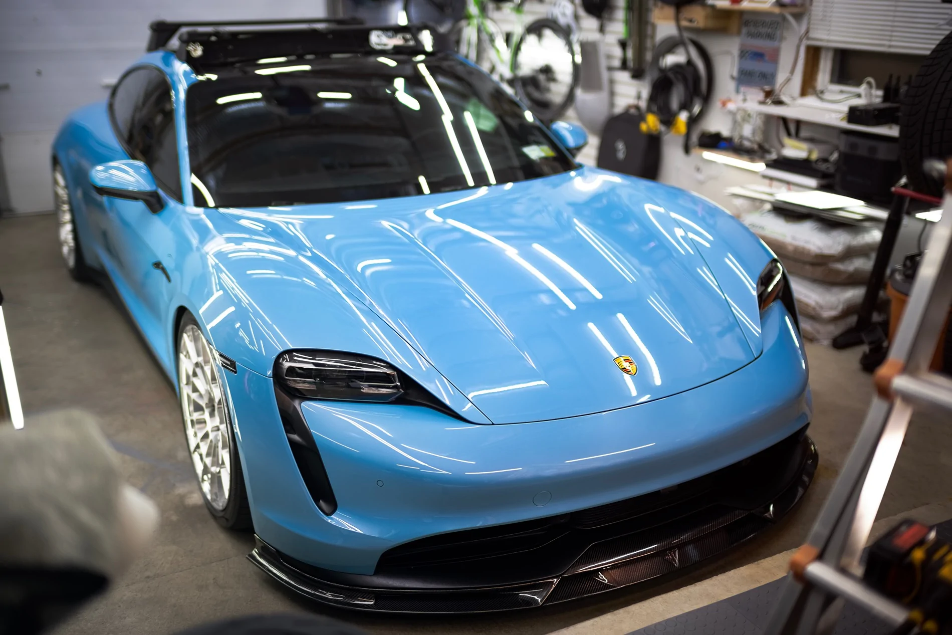 Porsche Taycan RELIST: Future Design V2 Front Spoiler/Lip $500 - Pickup Only (NYS) IMG_8319