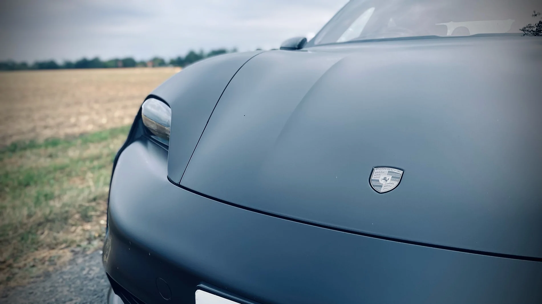 Porsche Taycan Silent Assassin: Stealth Satin Black Taycan Turbo S Taycan_Turbo_S_bonnet