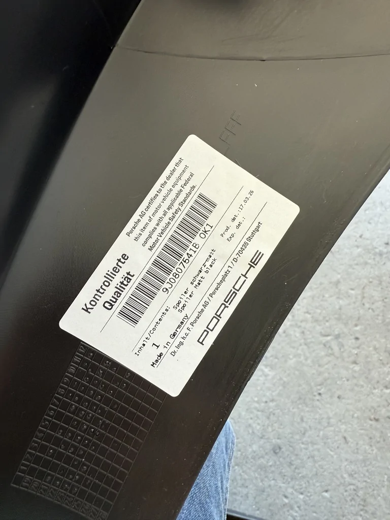 Porsche Taycan Replacing Front Lower Spoiler Cross Turismo Offroad Design Package B638663C-2805-462A-A409-B9FA2CF197E7_1_105_c