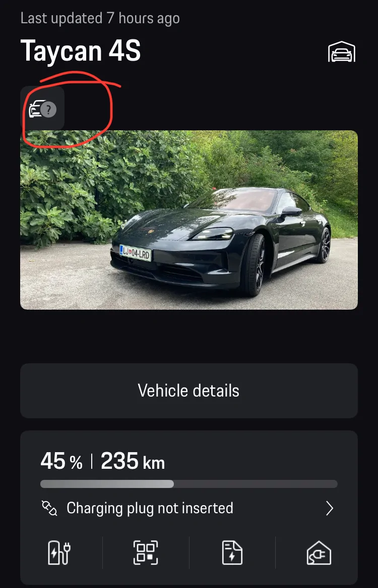 Porsche Taycan Anyone seen in Porsche app: Window data not available? IMG_3342