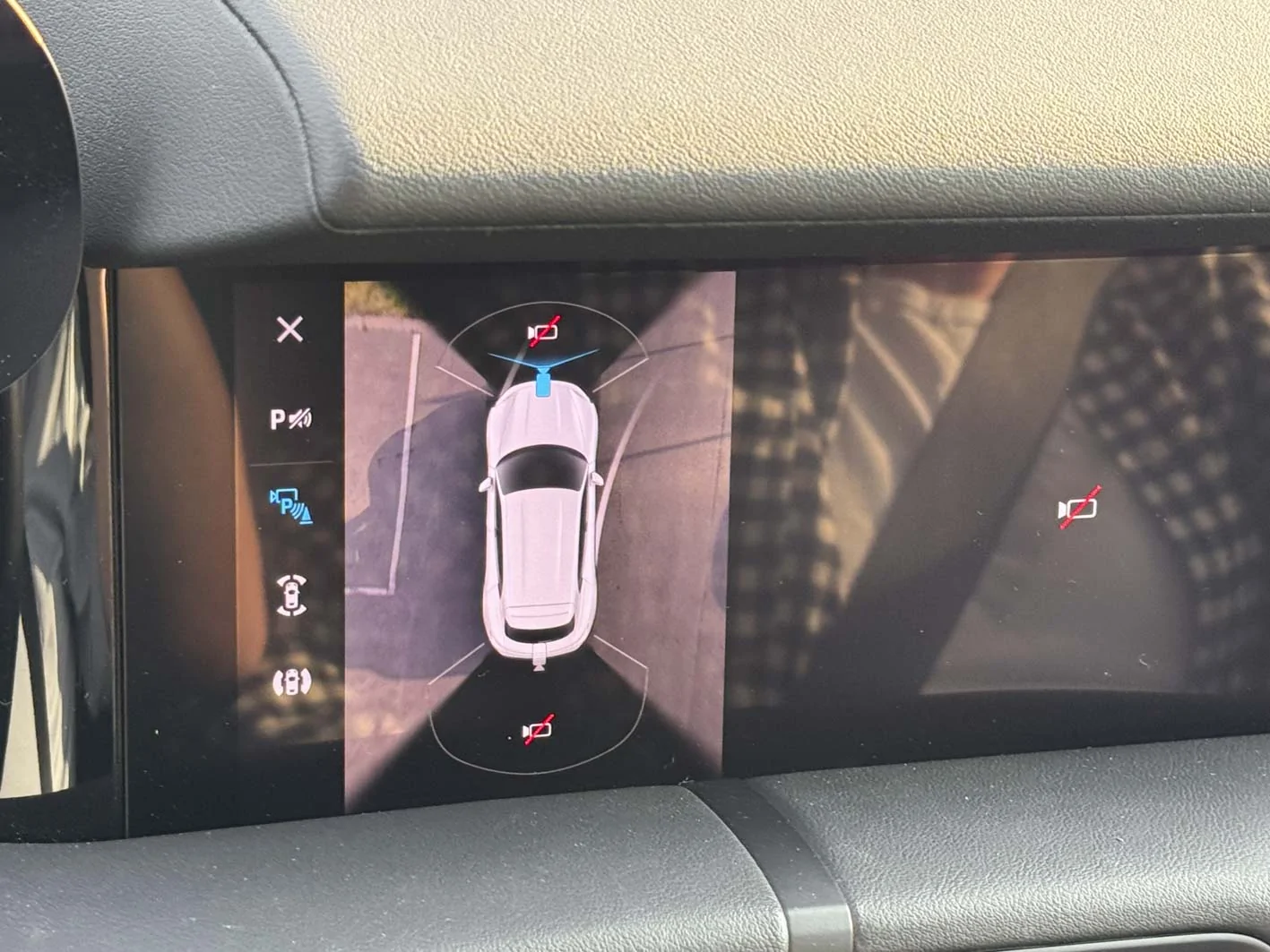Porsche Taycan Park Assist unavailable (cameras crossed over) IMG_5551