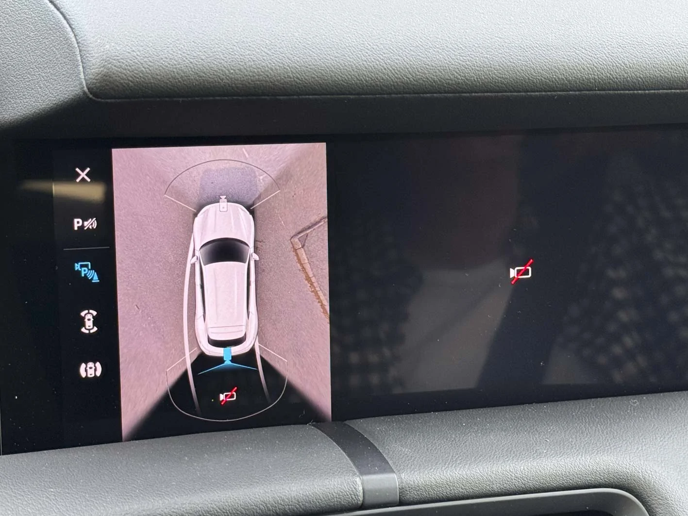Porsche Taycan Park Assist unavailable (cameras crossed over) IMG_5549