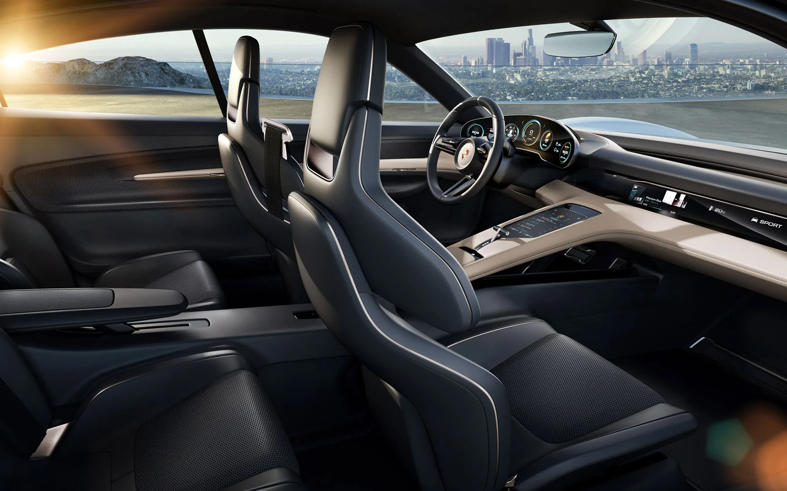 Porsche Taycan Audi Concept C EV revealed - thoughts? Porsche-Mission-E-Concept-Interior-06