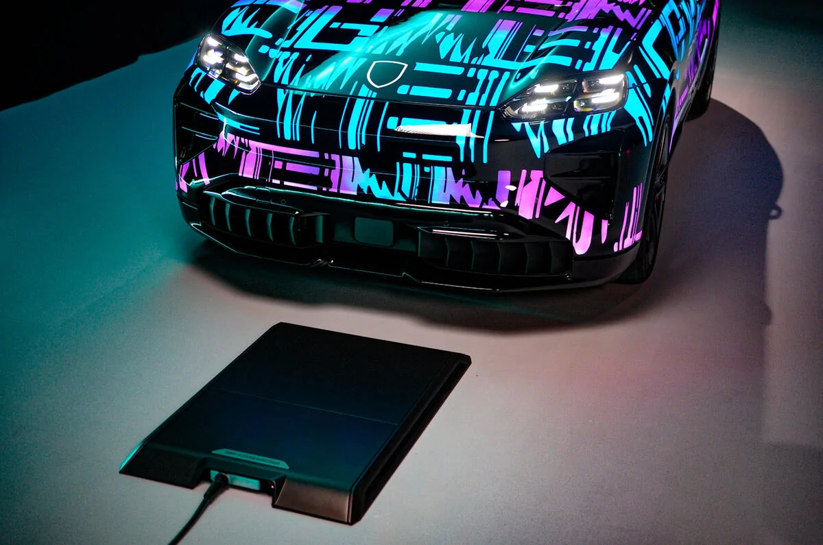 Porsche Taycan “Porsche Cayenne Electric gets radical wireless charging tech” IMG_6847
