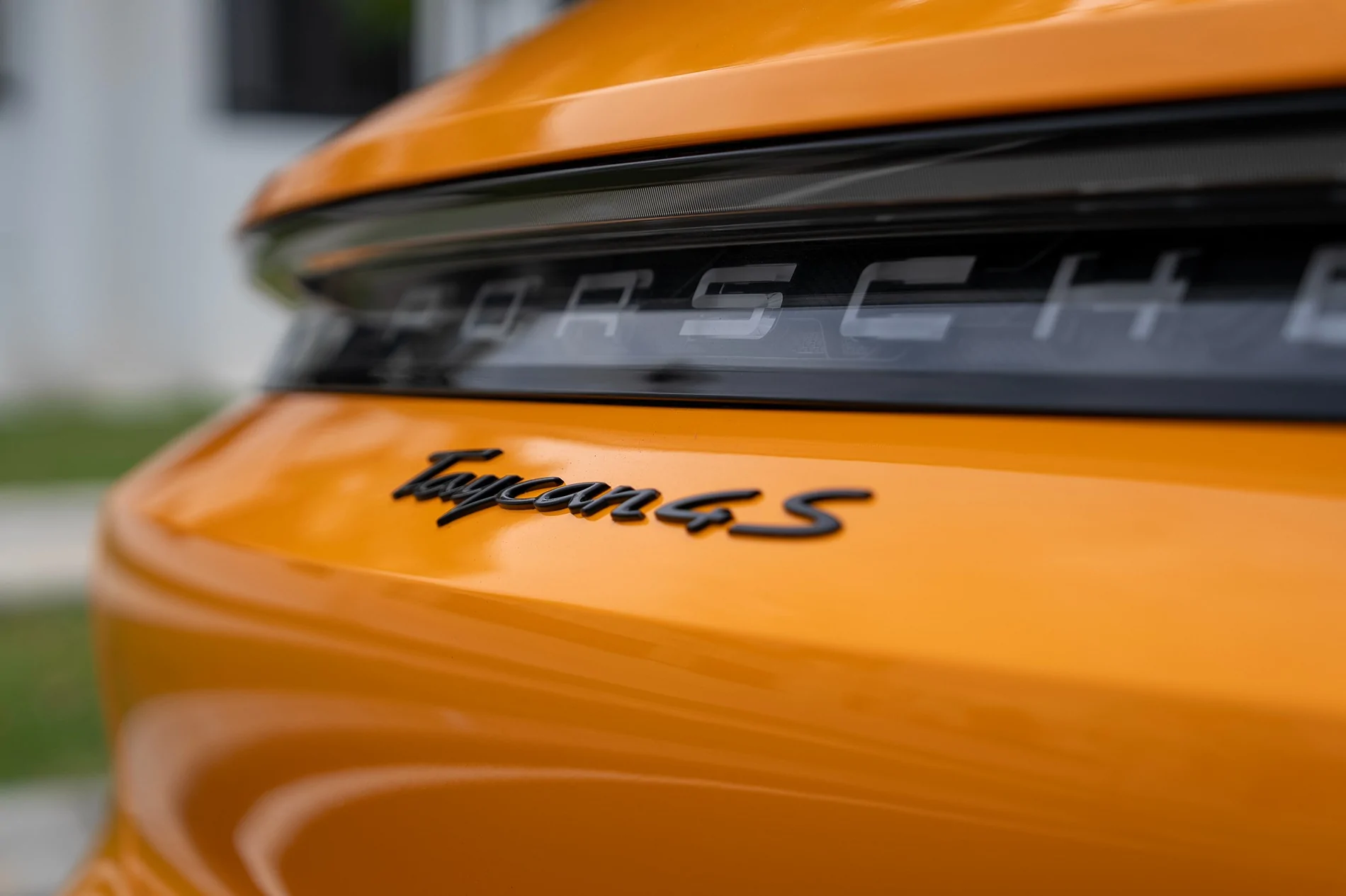 Porsche Taycan NY Taxi - Orange Taycan 4S CT (First Post) DSC06774 copy