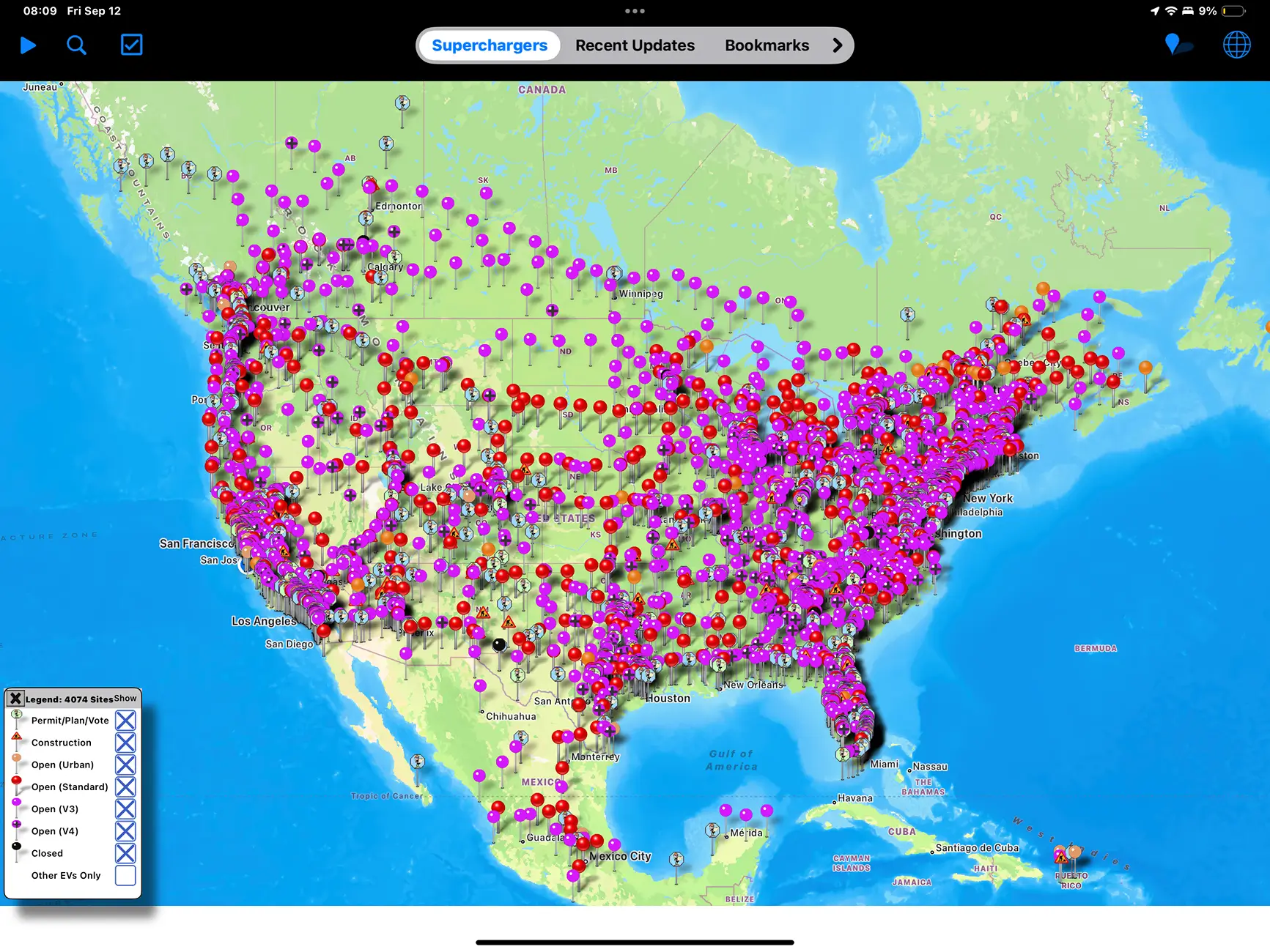 Porsche Taycan [North America] - Supercharger app for planning IMG_2742
