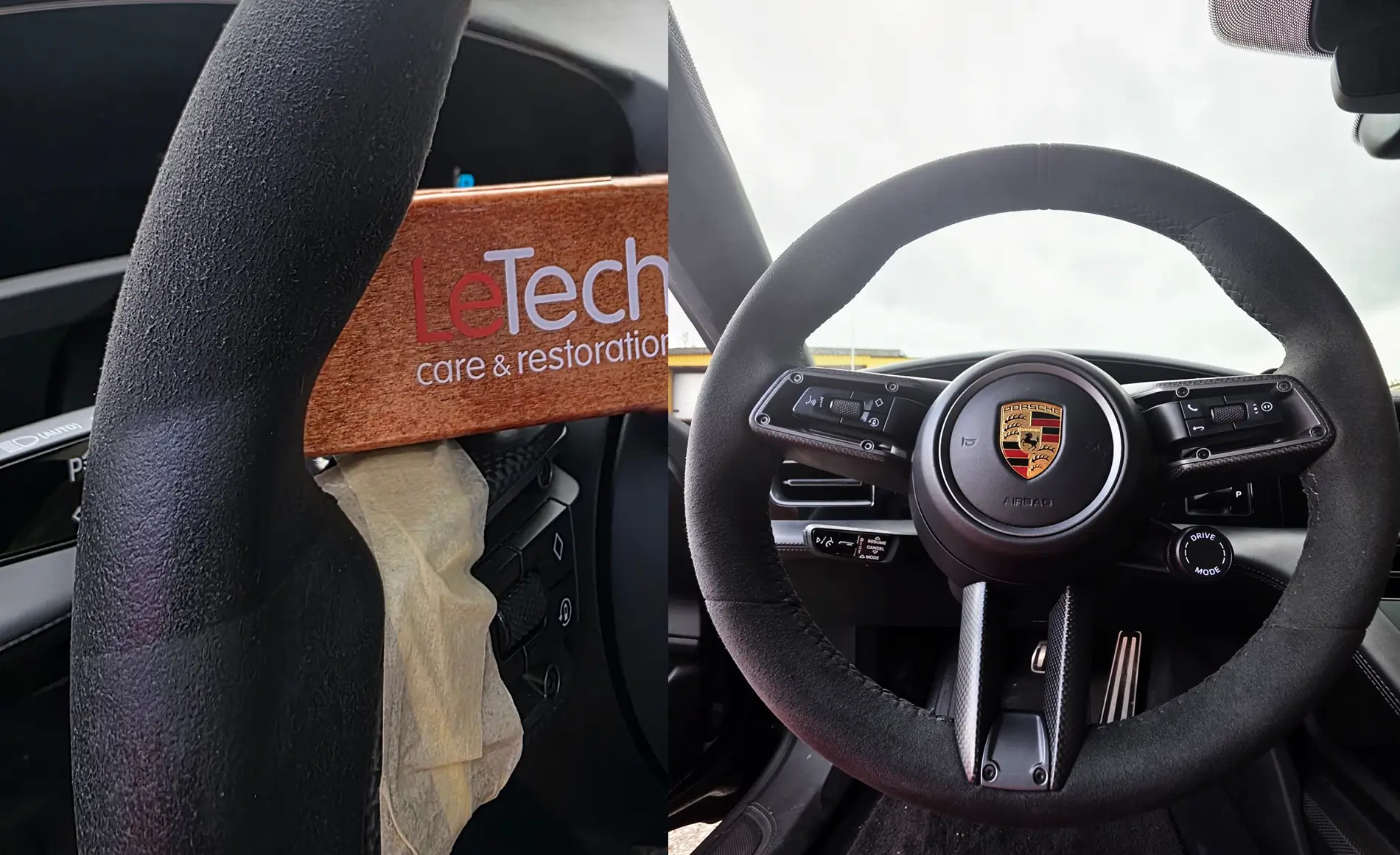 Porsche Taycan Race-Tex steering wheel opinions 1757942064242-bg