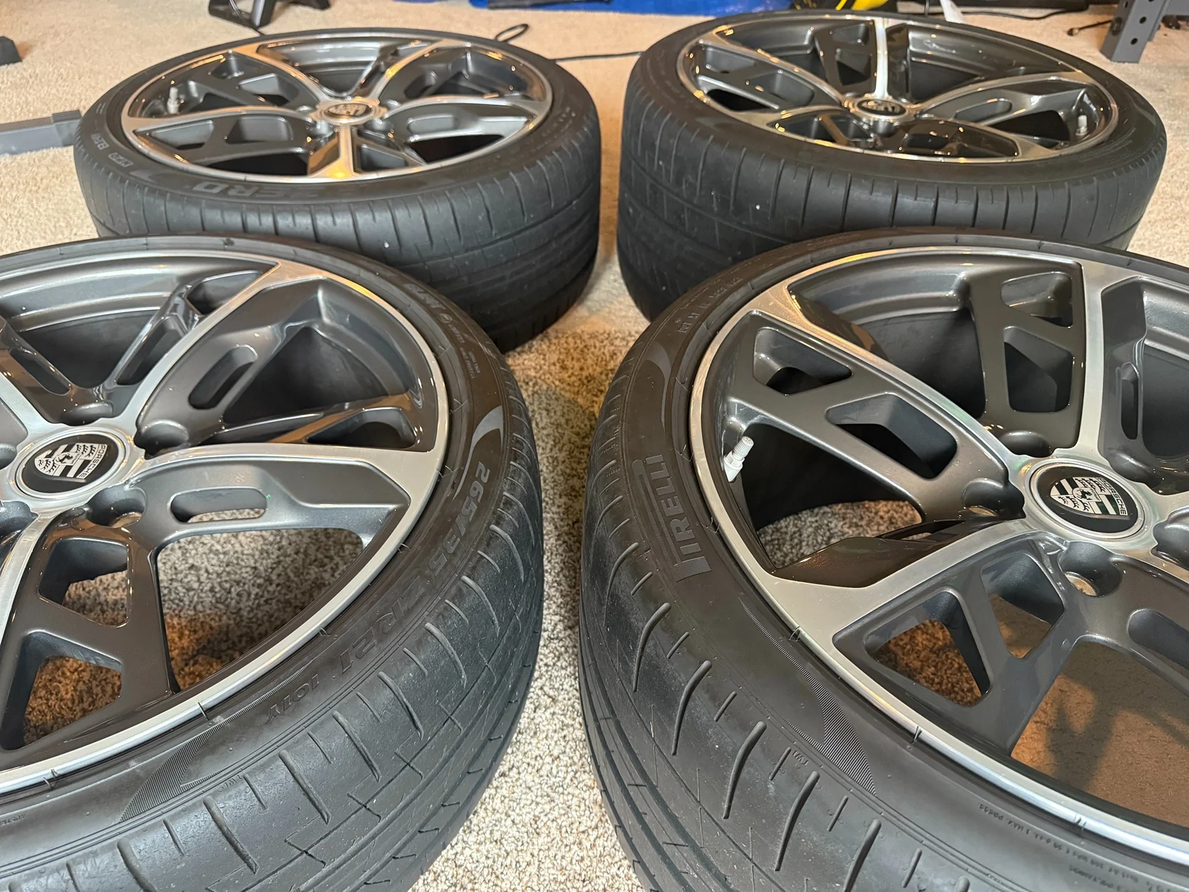Porsche Taycan $5800 Cross Turismo Design 21" Wheelset w/ Pirelli P-Zero IMG_3799