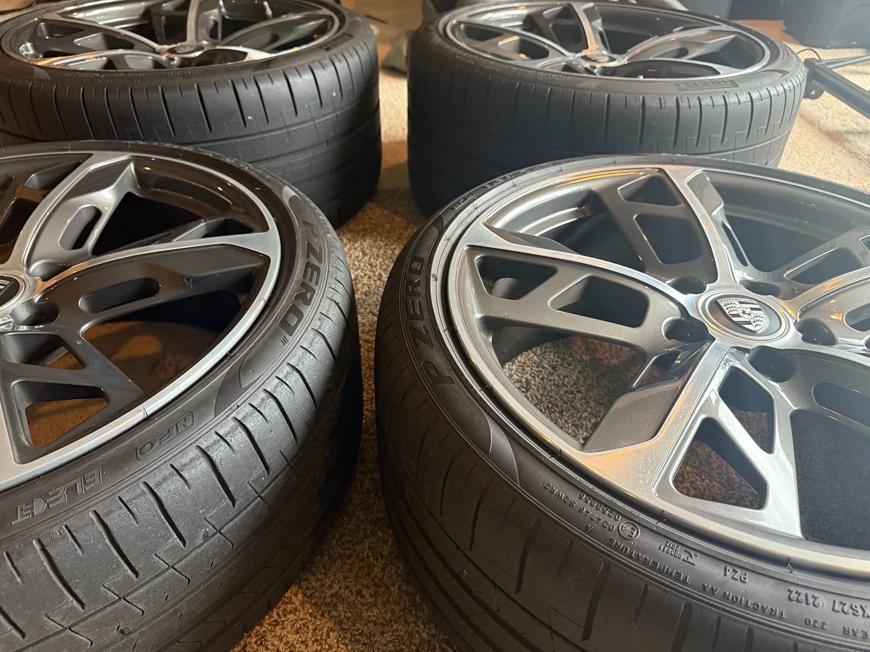 Porsche Taycan $5800 Cross Turismo Design 21" Wheelset w/ Pirelli P-Zero IMG_3797