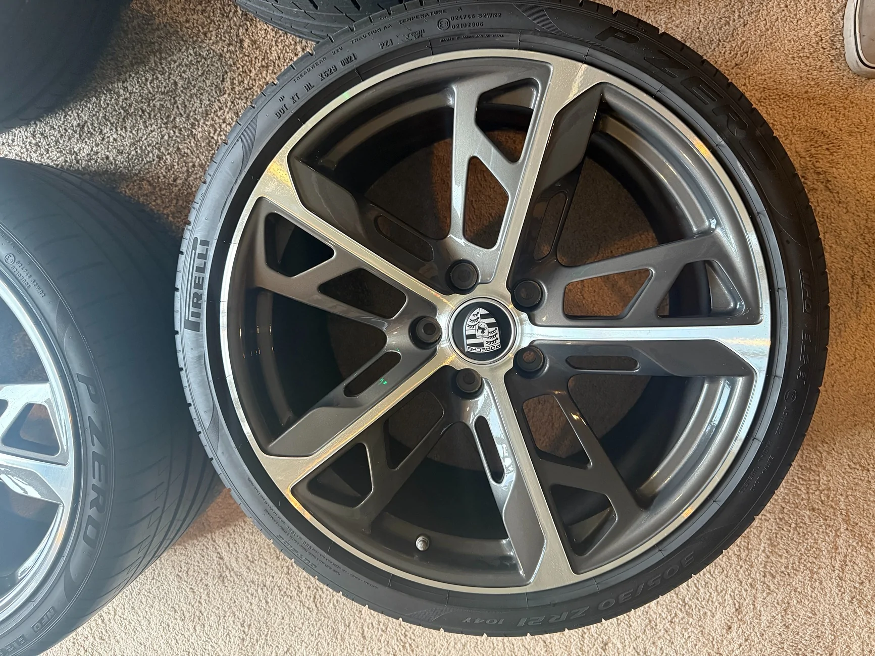 Porsche Taycan $5800 Cross Turismo Design 21" Wheelset w/ Pirelli P-Zero IMG_3796