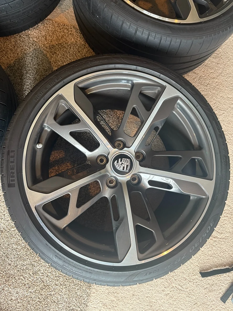 Porsche Taycan $5800 Cross Turismo Design 21" Wheelset w/ Pirelli P-Zero IMG_3795