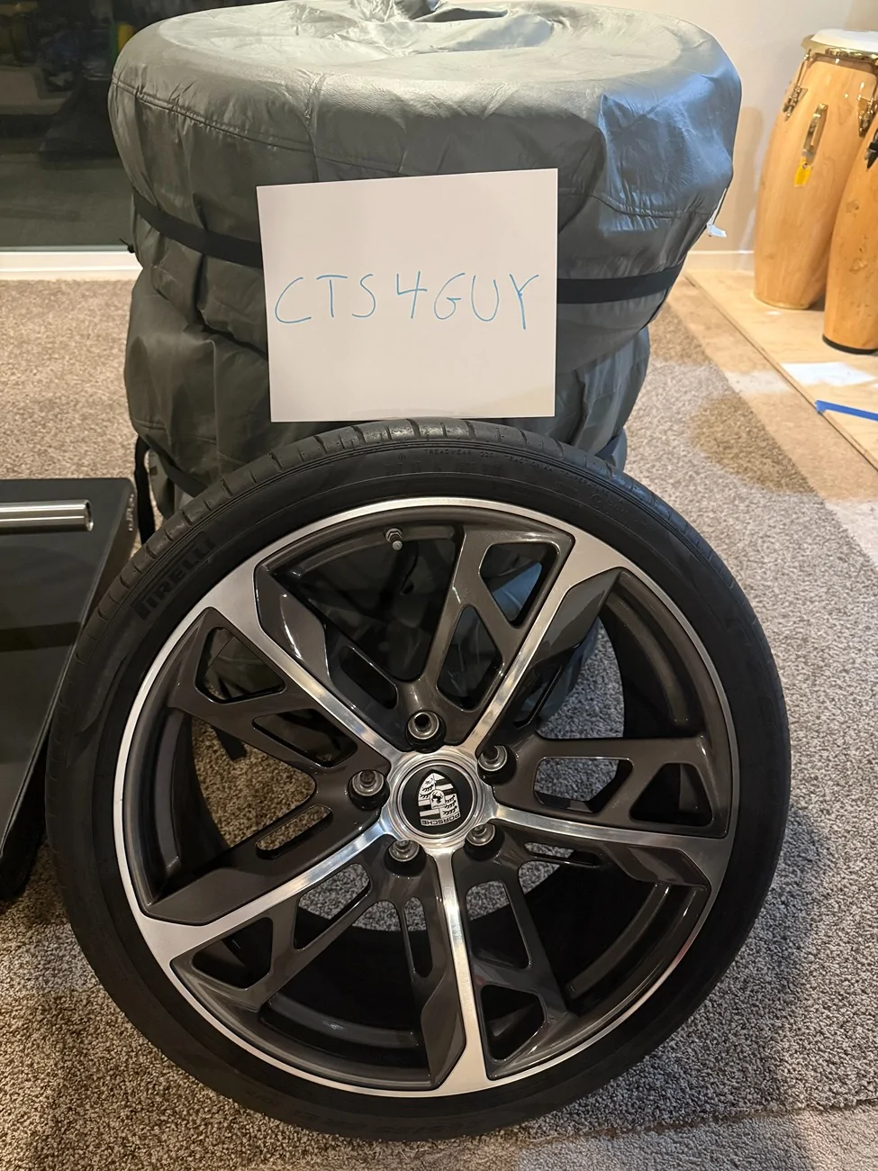 Porsche Taycan $5800 Cross Turismo Design 21" Wheelset w/ Pirelli P-Zero IMG_3819