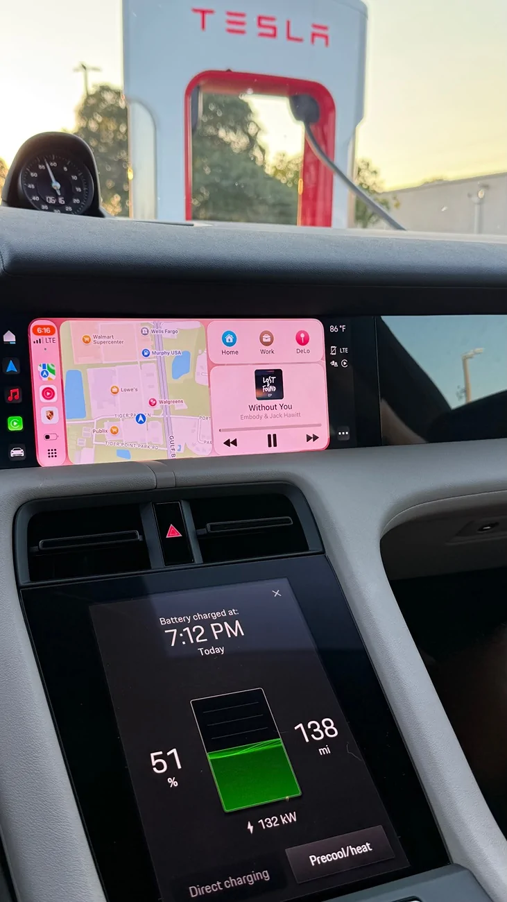 Porsche Taycan Tell us your Tesla Supercharger experience IMG_6118