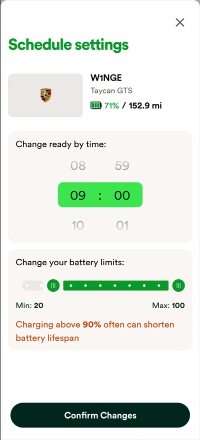 Porsche Taycan Ovo Charge Anytime & My Porsche app Direct Charging question? 1758545890933-2g