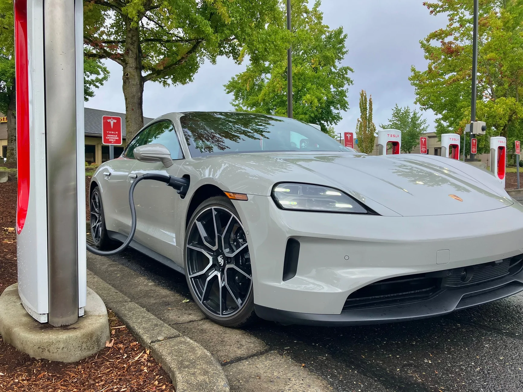 Porsche Taycan Tell us your Tesla Supercharger experience IMG_6822