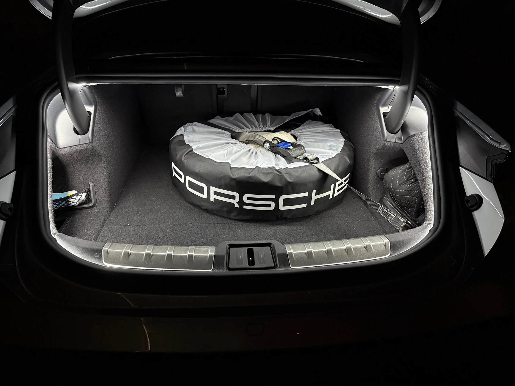 Porsche Taycan Taycan Compact Spare Tire options IMG_1451
