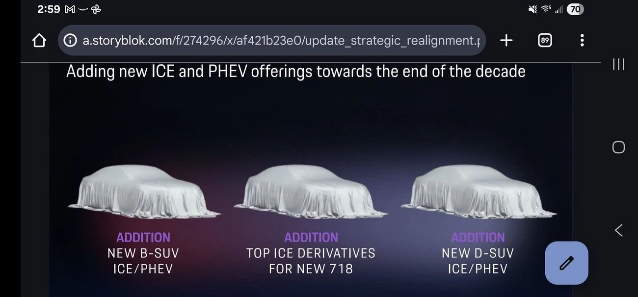 Porsche Taycan What is the future of the Taycan? -"The development of the planned new platform for electric vehicles in the 2030s will be rescheduled." 1758628991909-u3