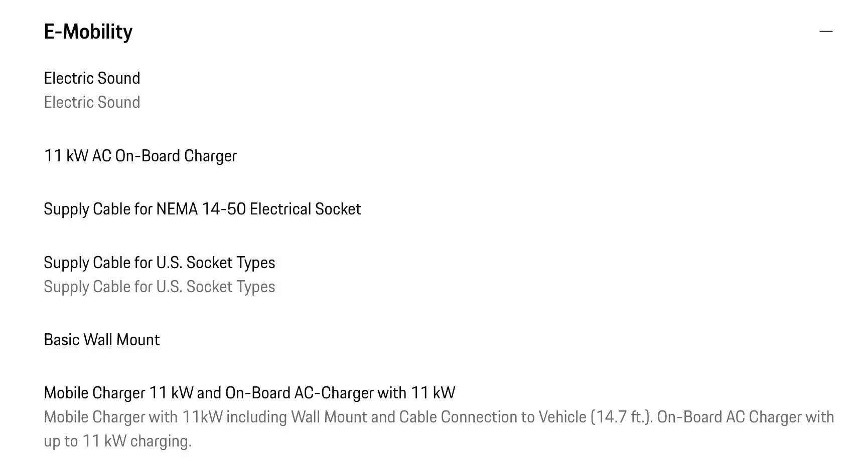 Porsche Taycan Level 2 charging rate with a 50 amp capacity IMG_2751