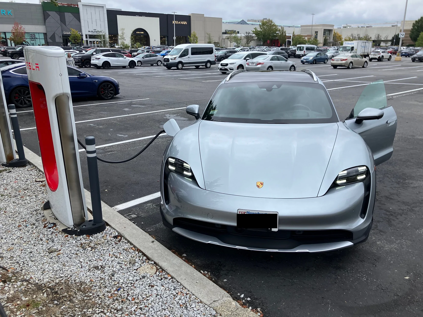 Porsche Taycan Tell us your Tesla Supercharger experience IMG_6025