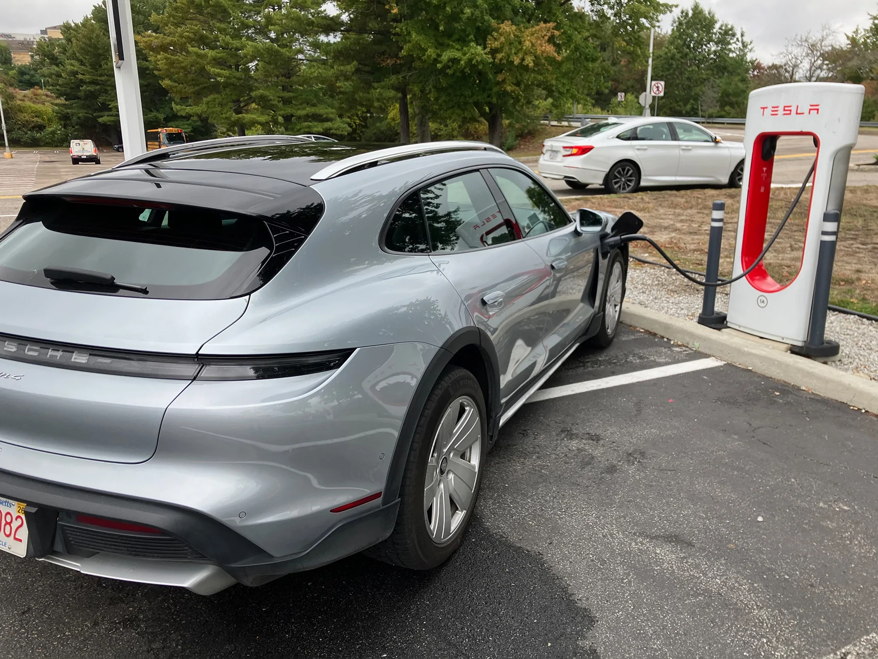 Porsche Taycan Tell us your Tesla Supercharger experience IMG_6022
