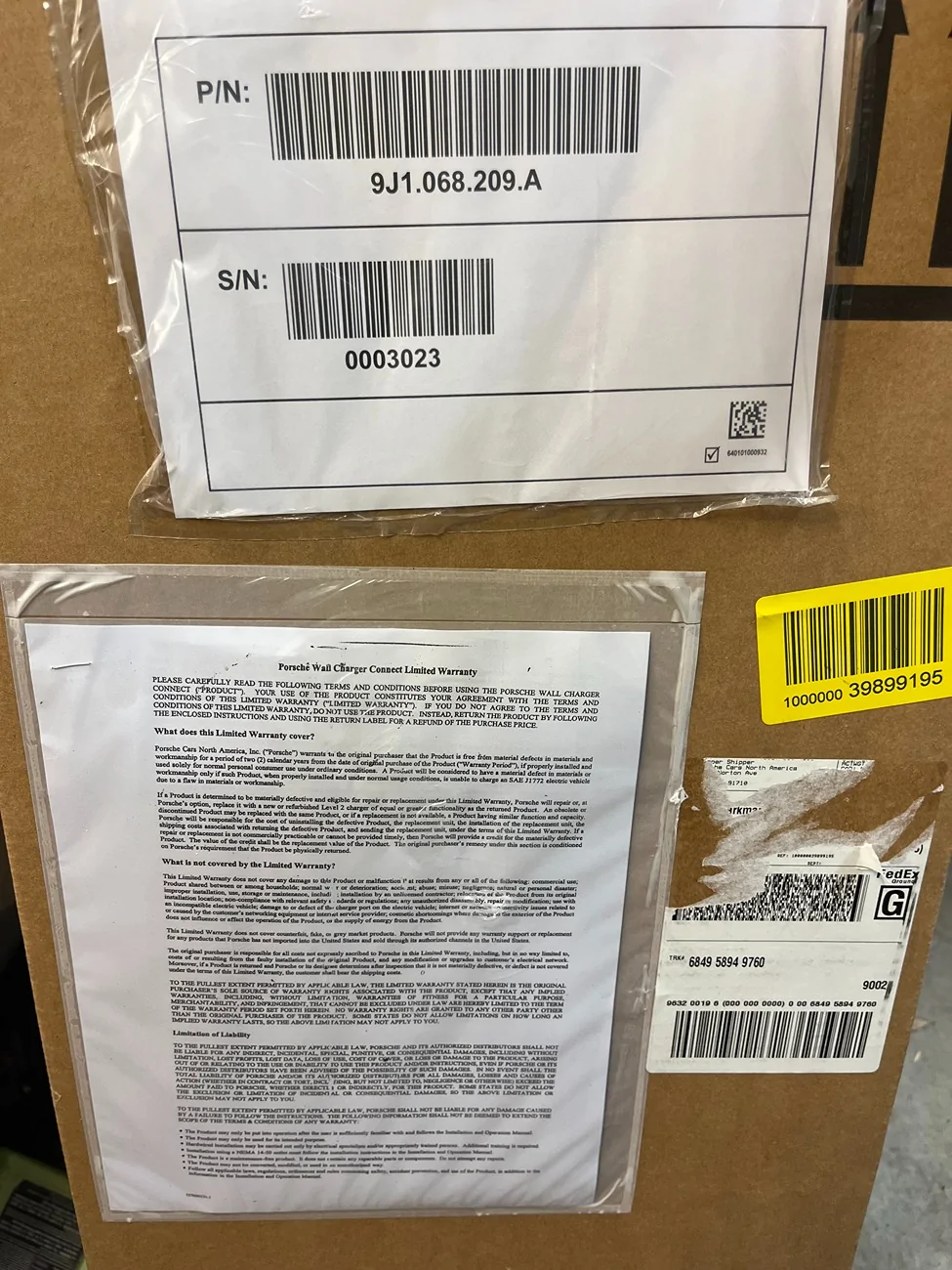Porsche Taycan WTB: Porsche Wall Charger Wall Charger - 02