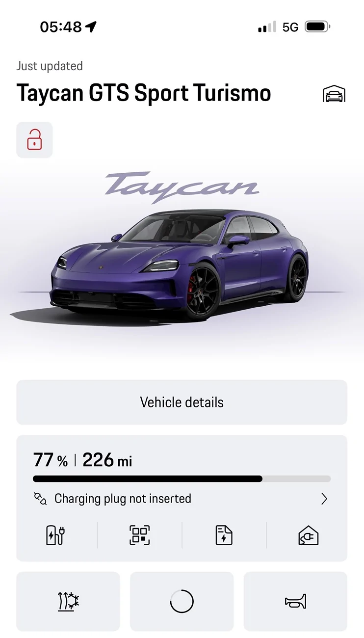 Porsche Taycan Remote Lock via app not functioning IMG_0706