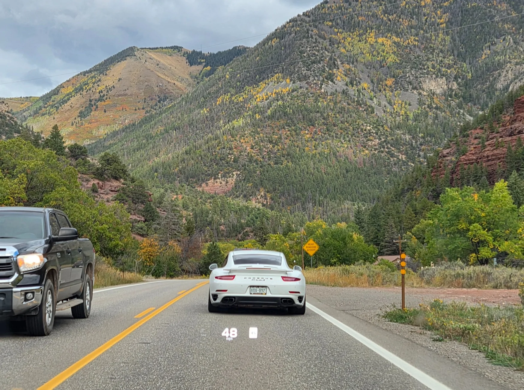 Porsche Taycan 800 mile road trip through Colorado Rockies 20250926_163837