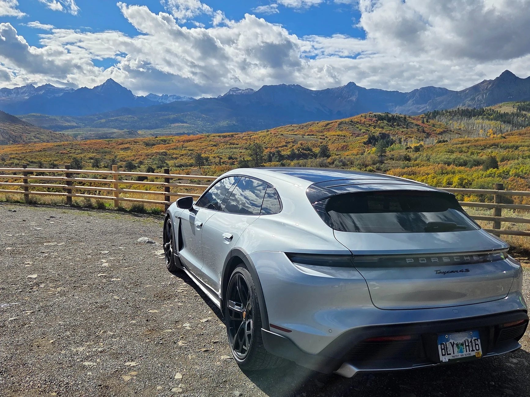 Porsche Taycan 800 mile road trip through Colorado Rockies 20250929_101440