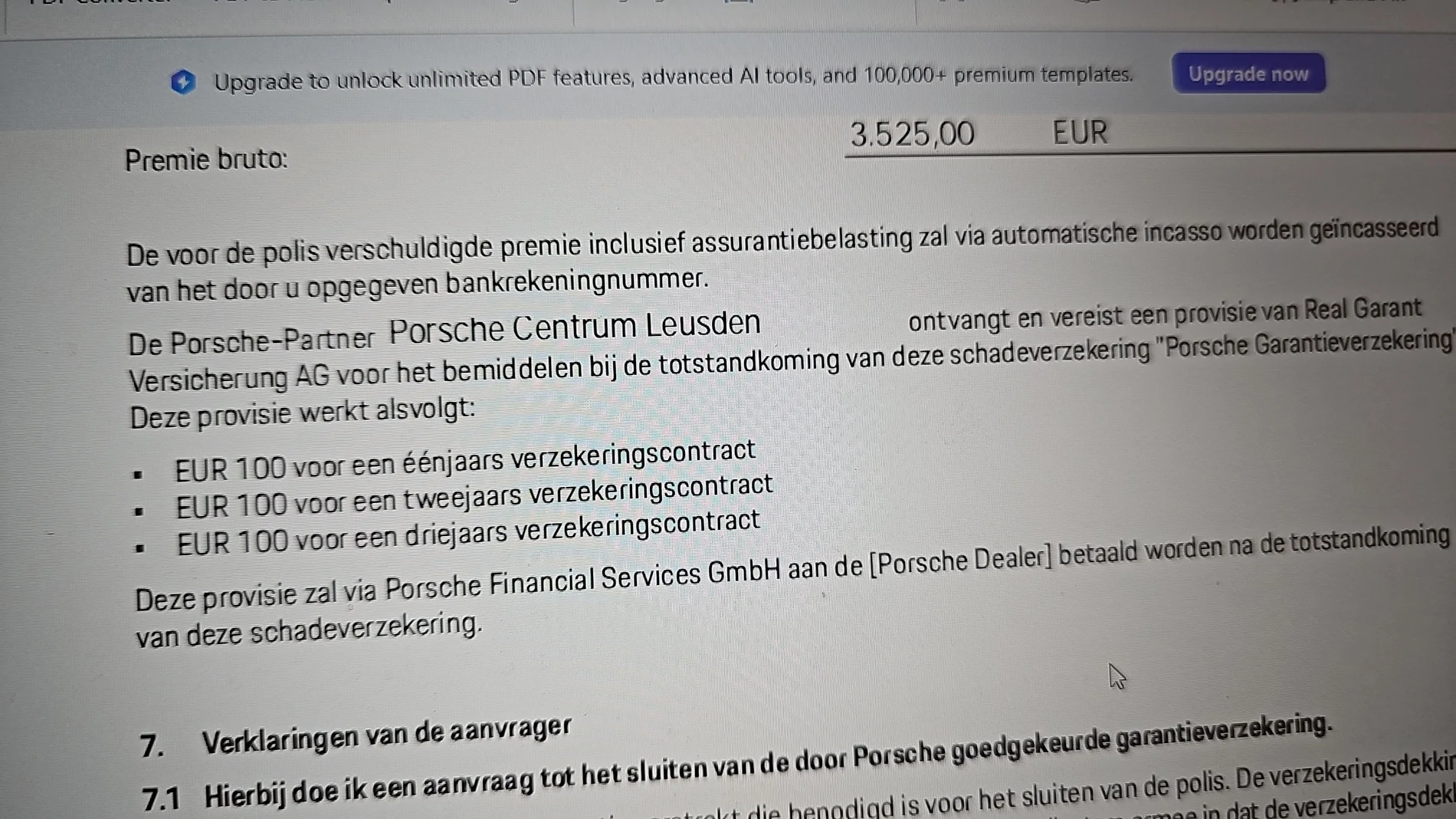 Porsche Taycan Extended warranty or not? IMG-20251001-WA0012